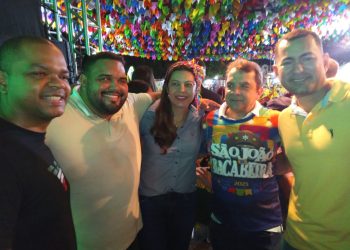 Prefeita Fernanda Gonçalo abre temporada junina em Bacabeira