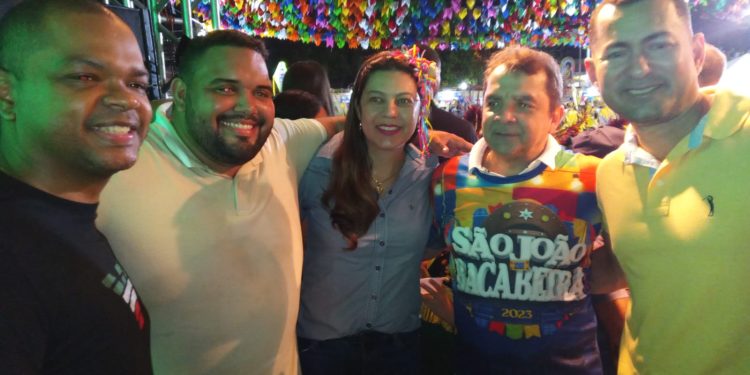 Prefeita Fernanda Gonçalo abre temporada junina em Bacabeira