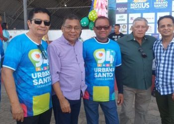 URBANO SANTOS / MA – Ex- prefeito Aldenir Santana marca presença nos 94 anos de emancipação política do município.