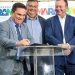 O ministro da justiça Flávio Dino e o governador Carlos Brandão o secretário de segurança Maurício Martin marcaram presença na revitalização do Sistema Nacional de Análise Balística