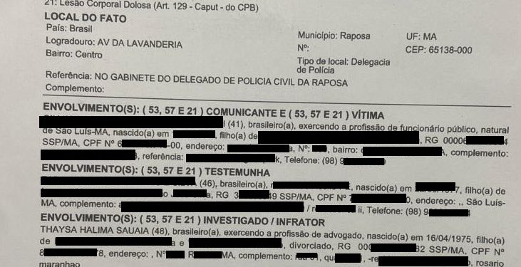 São Luís/MA – Advogada agride mulher na frente de delegado e chama Comissão da OAB-MA para não ser presa