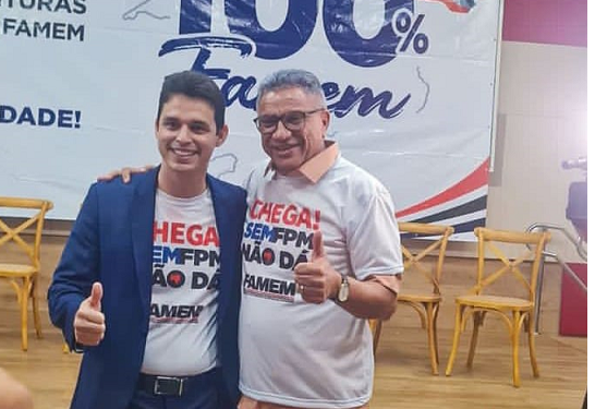 GRANDE ILHA / MA – Prefeito de Cedral Fernando Cuba reuniu forças no evento da FAMEM
