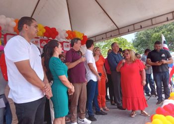 A Prefeita de Lima Campos Dirce Prazeres Estava Presente à Celebração dos 62 anos de São Mateus/MA