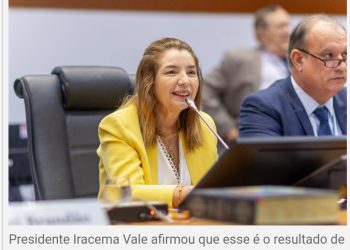 Assembleia Legislativa avança em transparência na gestão da presidente Iracema Vale