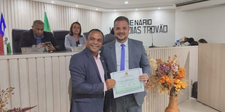 Secretário de Estado da Administração Penitenciária, Murillo Andrade é homenageado com Título de Cidadão Coroataense