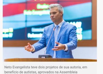 Aprovados dois projetos de lei de Neto Evangelista em prol da comunidade autista