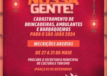 Em Bequimão, São João da Nossa Gente abre cadastramento para barraqueiros e microempreendedores