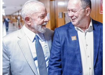 IMAGEM DO DIA: Brandão e Lula em parceria