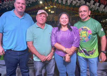 47⁰ Encontro de bois de Matinha reúne autoridades e é sucesso com a presença da prefeita Linielda do Eldo e do deputado Rodrigo Lago.