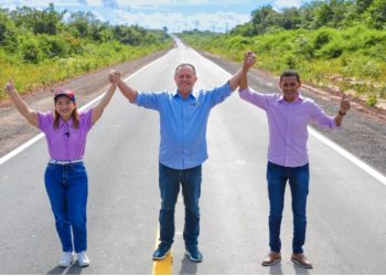 Iracema destaca entrega de estrada entre Urbano Santos e Barreirinhas