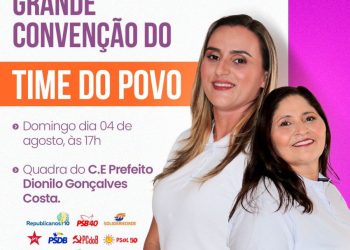 Hélyca Lustosa convida para a grande convenção do TEMPO do Povo em Magalhães de Almeida