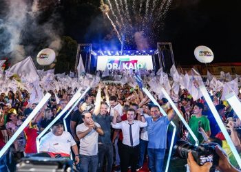 A maior Convenção da história de Pinheiro, homologa candidatura de Dr. Kaio Hortegal e sua vice Ana Lídia Santana e conta com a presença do senador Weverton