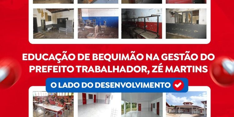 Educação transformada em Bequimão com gestões de Zé Martins