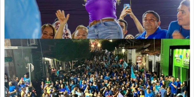 Maura Jorge reúne multidão rumo ao seu quarto mandato