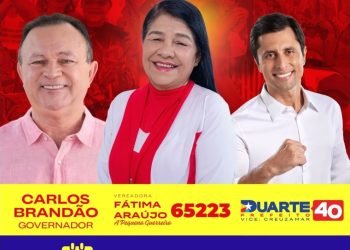 Fátima Araújo realiza Mega Caminhada no bairro João de Deus na manhã deste domingo (15), ao lado de Duarte Jr e do governador Carlos Brandão