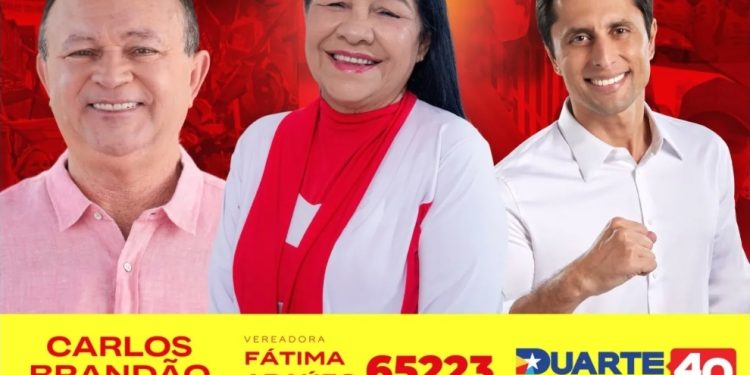 Fátima Araújo realiza Mega Caminhada no bairro João de Deus na manhã deste domingo (15), ao lado de Duarte Jr e do governador Carlos Brandão