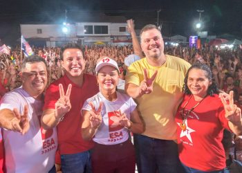 Mega comício do prefeito Besaliel Albuquerque tem presença de Rodrigo Lago e Felipe Camarão e reúne o maior número de eleitores da história de Mata Roma