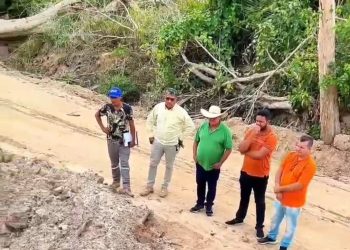 MATÕES DO NORTE NO RUMO CERTO: prefeito Solimar vistoria obras pelo município