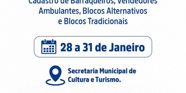 Prefeitura de Bequimão divulga calendário para cadastramento de barracas para o Carnaval 2025