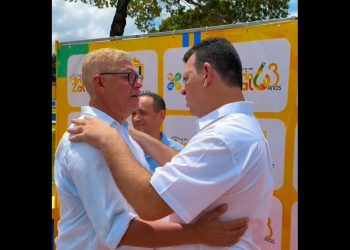 Prefeito Zé Martins prestigia aniversário de 63 anos de Mirinzal e reforça união com o prefeito Deyvison do Posto