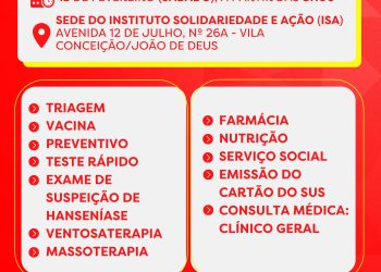 A sede do Instituto Solidariedade e Ação (ISA) será palco de mais uma grande Ação Social