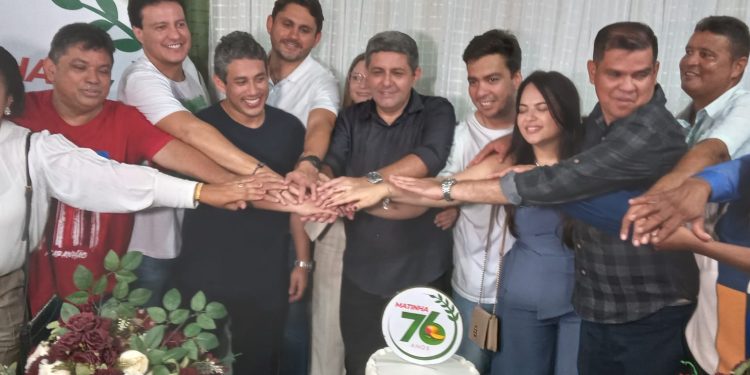 O prefeito Newton Everton e o vice-prefeito Cabeça de Sebastião recebem grandes autoridades para celebrar os 76 anos de Matinha com grande festa