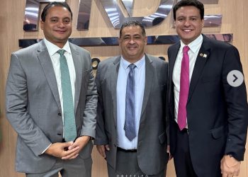 Prefeito Besaliel Albuquerque cumpre agenda de compromissos em Brasília ao lado de Weverton e Felipe Camarão