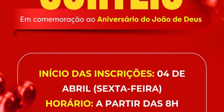 Super Sorteio do Aniversário do João de Deus!
