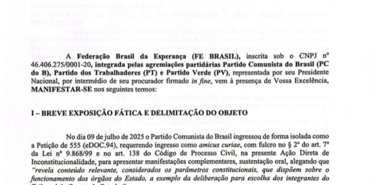 PCdoB é desautorizado por Federação a atuar como amicus curiae em ação sobre vaga do TCE-MA