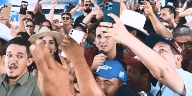 Orleans Brandão acerta o tom: vídeo na vaquejada viraliza e já é cotado como hit da campanha