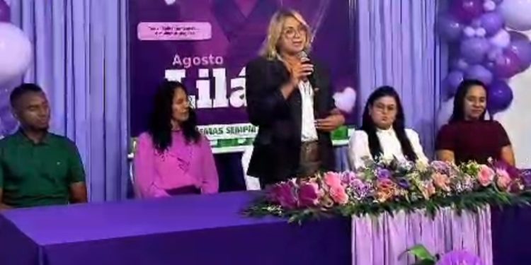 ABERTURA DA CAMPANHA AGOSTO LILÁS E LANÇAMENTO DO PROGRAMA “MULHERES EM FORMAÇÃO”.
