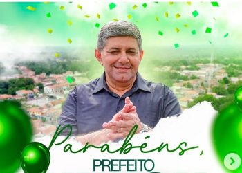 Linielda e Eldo Jorge parabenizam prefeito Nilton Everton pelo seu aniversário