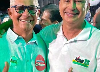 Comitiva de Bequimão acompanha prefeito Zé Martins em convenção que confirma pré-candidatura de Orleans Brandão ao governo