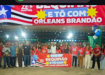 Prefeito Zé Martins declara apoio a Orleans Brandão em evento de pré-candidatura ao Governo do Maranhão