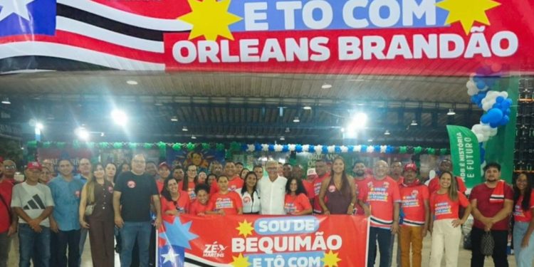 Prefeito Zé Martins declara apoio a Orleans Brandão em evento de pré-candidatura ao Governo do Maranhão