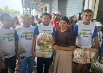 Júnior Garimpeiro realiza Ação Solidária, fortalece parceria e garante alimentos na Semana Santa em Maracaçumé