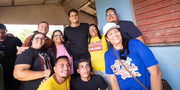 Orleans Brandão é recebido por comunidades de São José de Ribamar em apoio à sua pré-candidatura