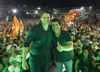 Orleans Brandão comemora com multidão em Presidente Dutra crescimento de sua pré-campanha em todo o estado