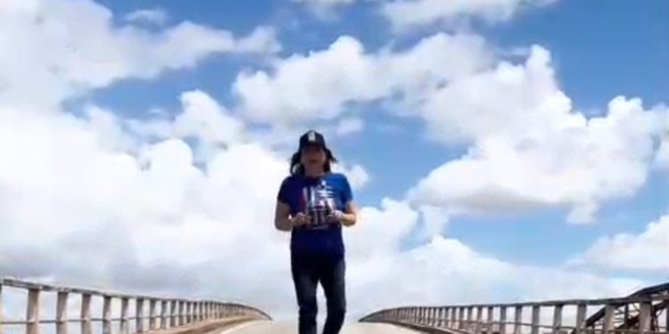 Karla Sarney denuncia riscos na Ponte do Estreito dos Mosquitos