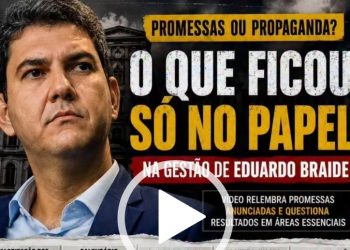 PROMESSAS DE EDUARDO BRAIDE FICARAM NO PAPEL