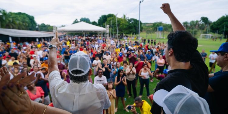 Timbiras – Antônio Borba e Paulo Vinícius recebem Orleans Brandão em ato político de apoio à sua pré-candidatura