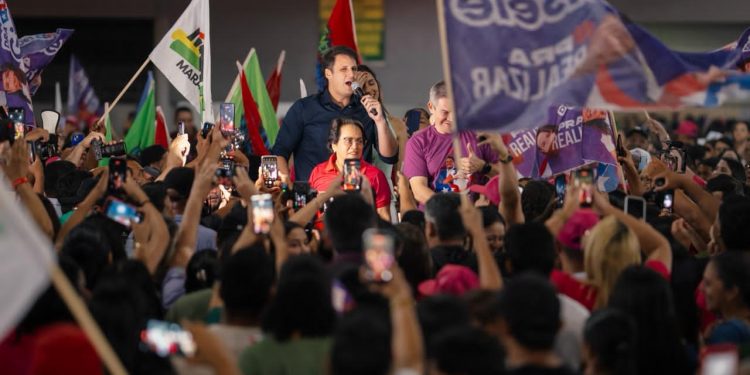 Por Todo Maranhão – Leste maranhense abraça pré-candidatura de Orleans Brandão em ato com mais de 10 mil pessoas em Timon