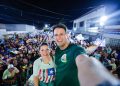 Orleans Brandão recebe apoio de Solange Almeida durante lançamento de candidatura: “Você está pronto para governar o Maranhão”