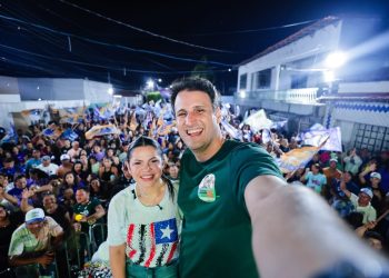 Orleans Brandão recebe apoio de Solange Almeida durante lançamento de candidatura: “Você está pronto para governar o Maranhão”