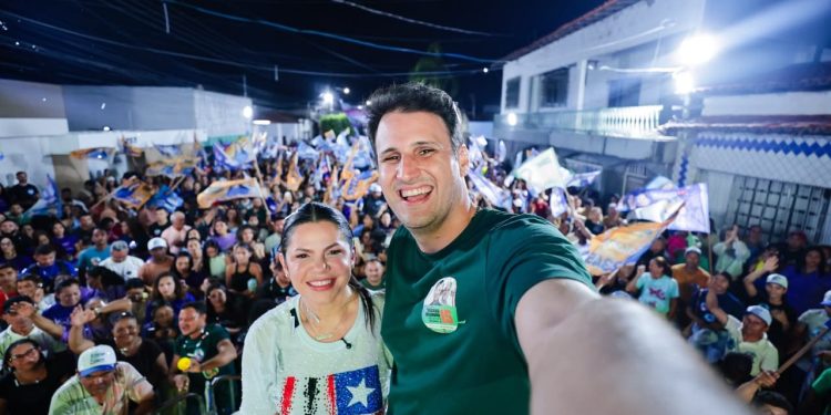 Orleans Brandão recebe apoio de Solange Almeida durante lançamento de candidatura: “Você está pronto para governar o Maranhão”
