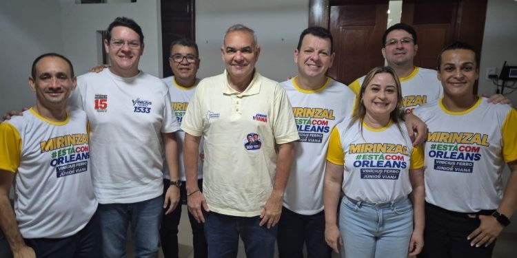 Prefeito Deivison reúne lideranças e aliados em grande carreata e motociata em Mirinzal oficializando o apoio á candidatura de Vinícius Ferro e Júnior Vianna