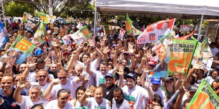 Orleans Brandão arrasta multidão em Pastos Bons e afirma: “O grito do Sertão vai ecoar por todo o Maranhão”