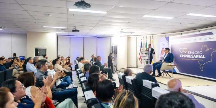 Na Fecomércio, Orleans Brandão apresenta propostas para fortalecer empresas e gerar empregos no Maranhão