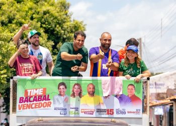 Orleans Brandão reúne multidão, mobiliza Bacabal e mostra força na reta final