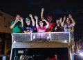 Orleans Brandão leva onda verde do 15 com carreata emocionante em Paço do Lumiar